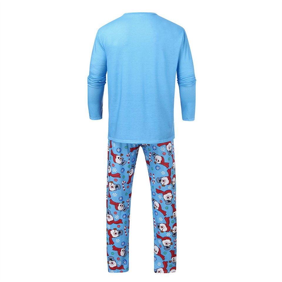 2270ad59-62df-42e1-addf-963e658a0872.jpg Christmas Parent-child Printed Long Sleeve Pajamas Homewear - Image 6
