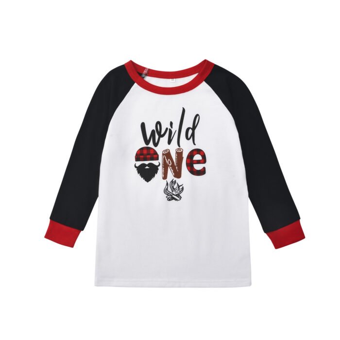 Cartoon Elk Print Home Clothes Pajamas Parent-child Wear - Image 6
