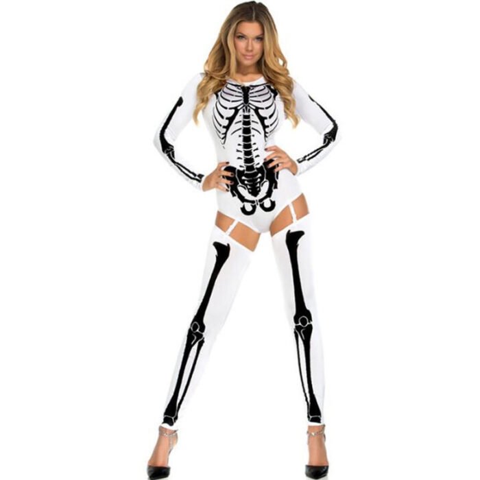 Halloween Cosplay Costume Skull Zombie Uniform - Image 3