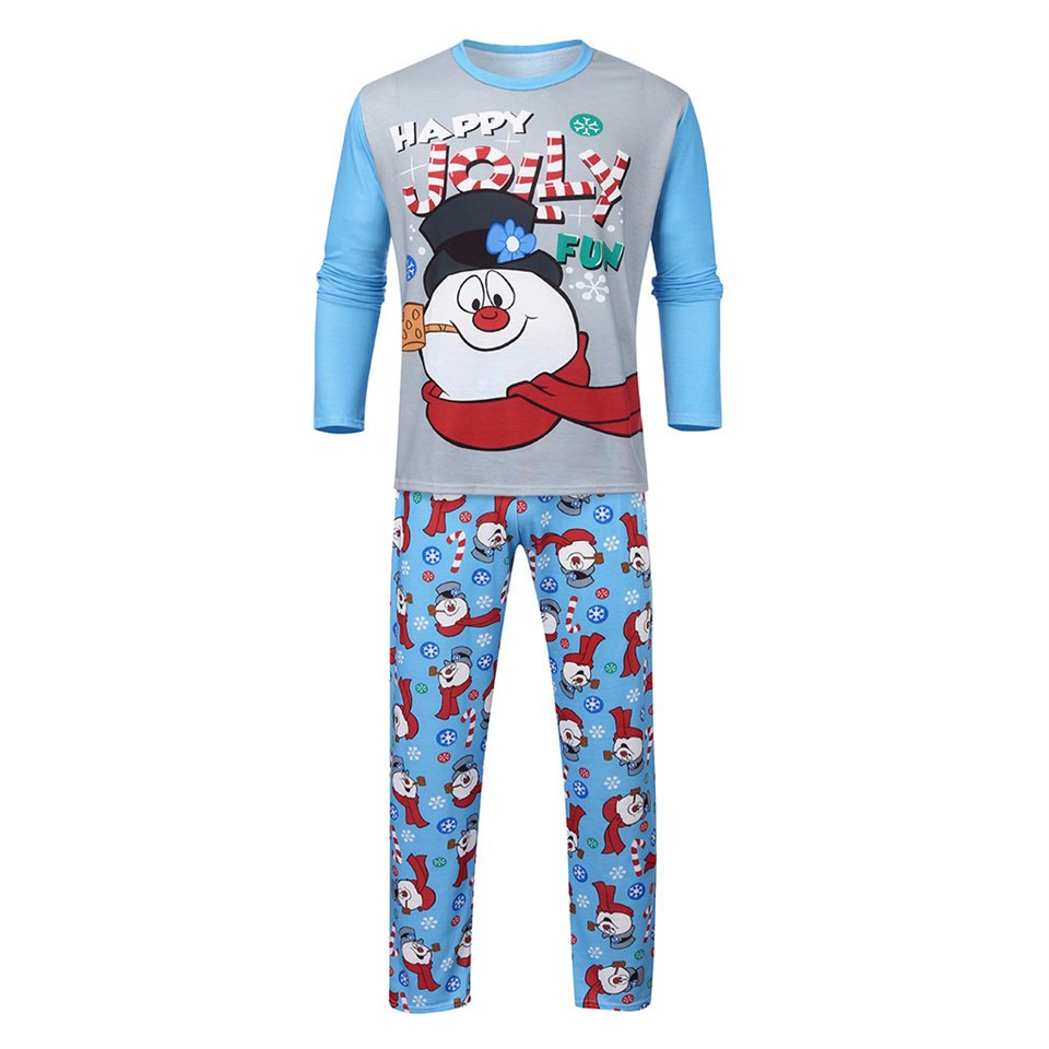 29c10eda-4f5d-49cc-9338-e75daf0a431a.jpg Christmas Parent-child Printed Long Sleeve Pajamas Homewear - Image 5