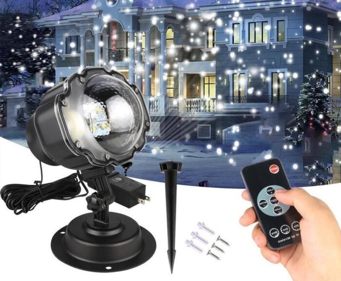 LED Christmas Light Projector Snow Projection Lamp - Image 1