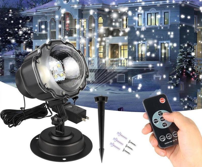 3091786211694.jpg LED Christmas Light Projector Snow Projection Lamp - Image 1