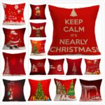 Christmas festive pattern car sofa pillow pillowcase - Image 2