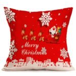 Christmas festive pattern car sofa pillow pillowcase - Image 10