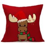 Christmas festive pattern car sofa pillow pillowcase - Image 5