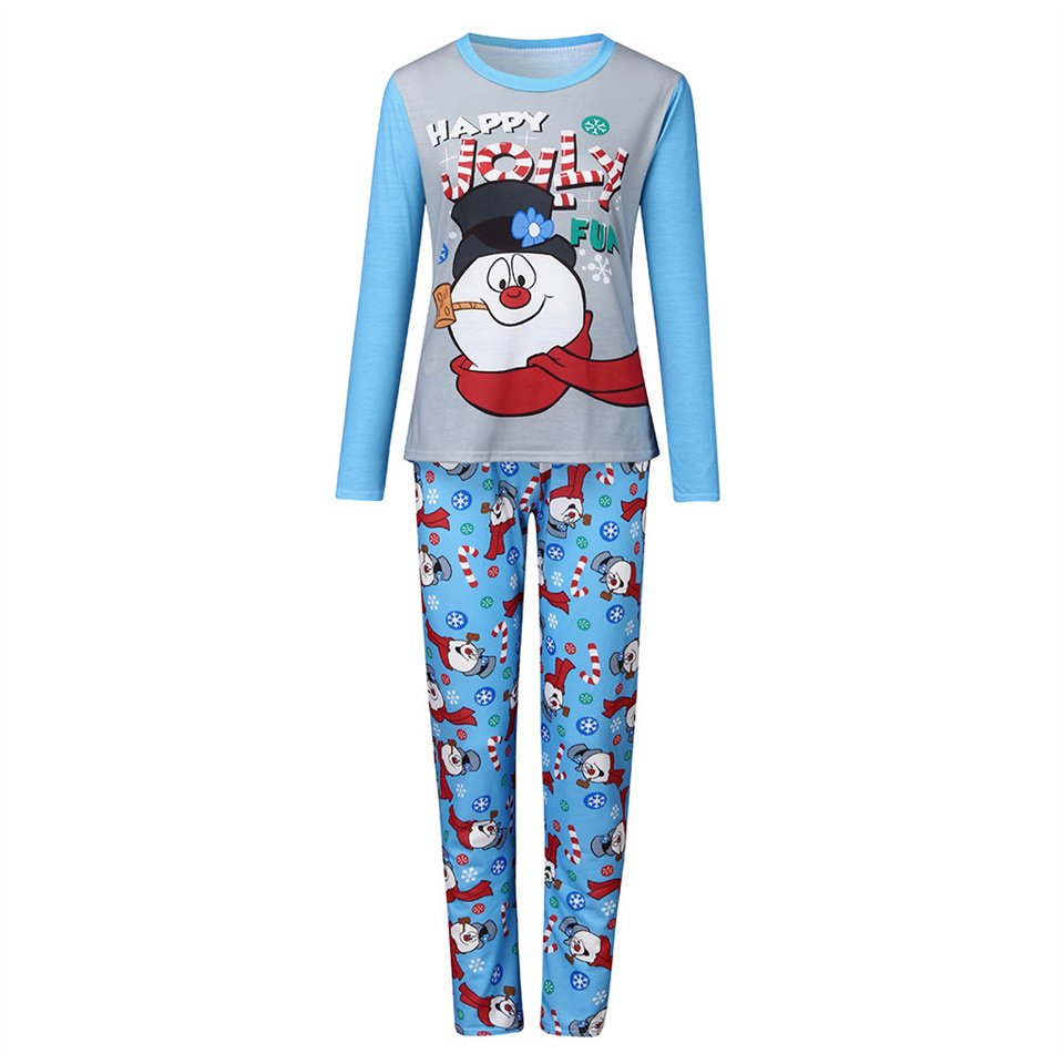 3df570c2-35a8-4b58-8a2e-60ef5e41310f.jpg Christmas Parent-child Printed Long Sleeve Pajamas Homewear - Image 3