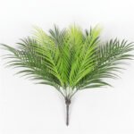 Palm tree leaf plant simulation plastic green plant - Image 5