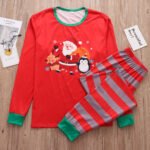 Cartoon Christmas Print Suit Parent-child Home Clothes - Image 4