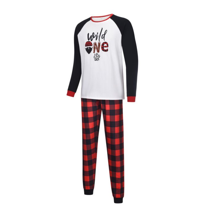 Cartoon Elk Print Home Clothes Pajamas Parent-child Wear - Image 3
