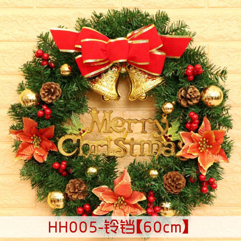 5339413678_410114998.jpg 40 50 60CM Christmas Wreath Mince Rattan Ring Door Hanging Christmas Decorations, Christmas Wreath Window - Image 7