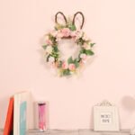 Easter Egg Simulation Wreath Easter Chrysanthemum Rabbit Modeling Decorative Pendant - Image 3
