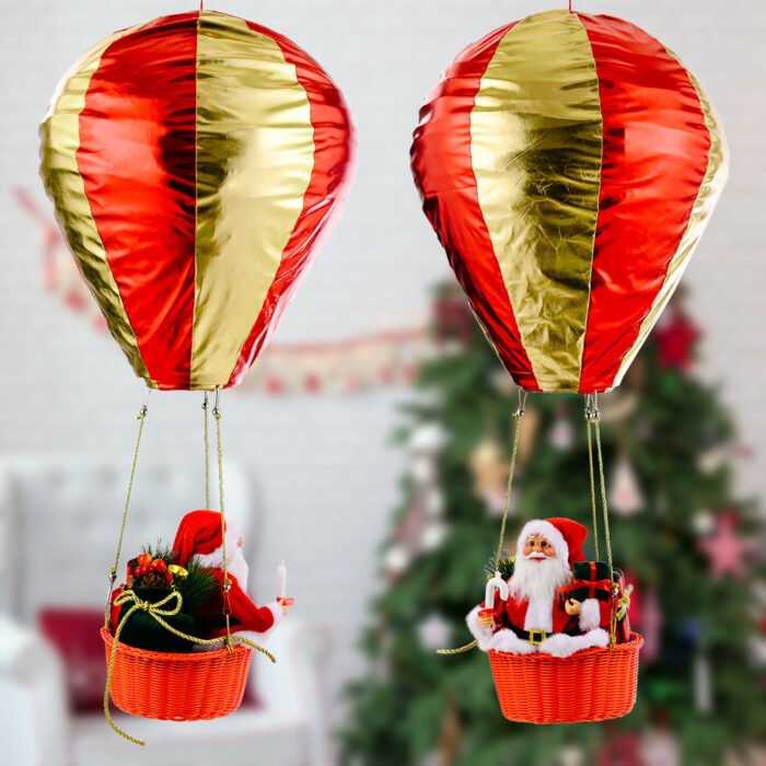 Christmas Decoration Hot Air Balloon Atmosphere Ceiling - Image 1