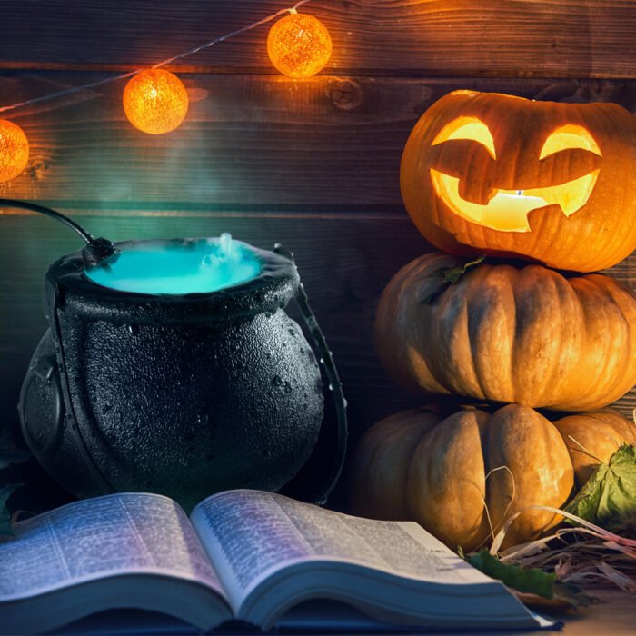 Halloween Mist Maker Indoor Fountain Horror Atmosphere Fogs Maker Small Pond Fogs Machine Atomizer Air Humidifier Holiday Decor - Image 1