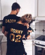 Parent-child Short-sleeved T-shirt Family Top - Image 3