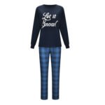 European And American Christmas Letter Printing Parent-child Clothing Home Wear Suit - Image 10