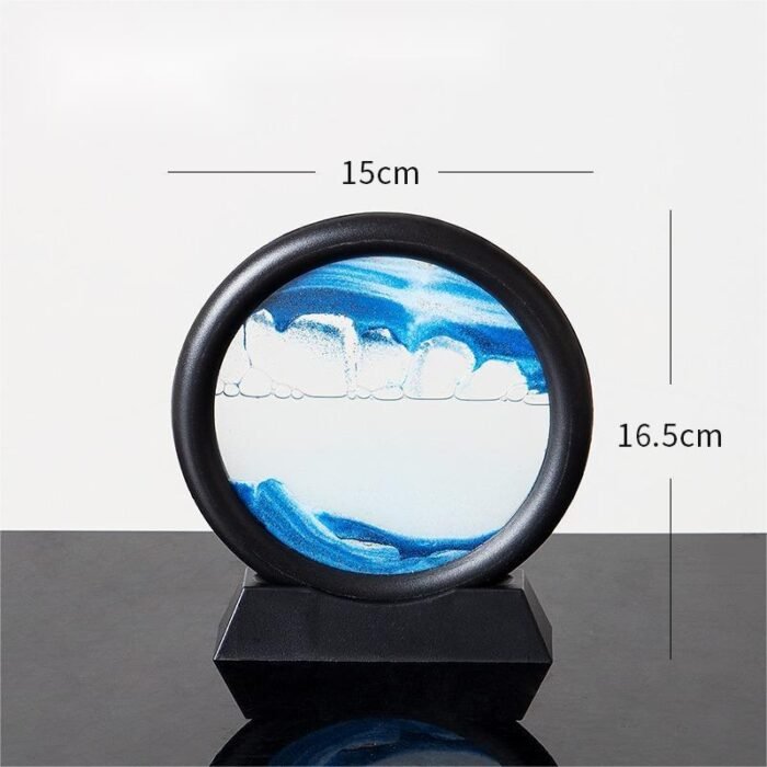 Quicksand Painting Hourglass Ornaments Decoration Glass Crafts - Image 4