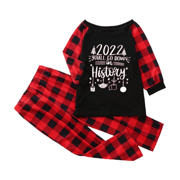 Cartoon Elk Print Home Clothes Pajamas Parent-child Wear - Image 7