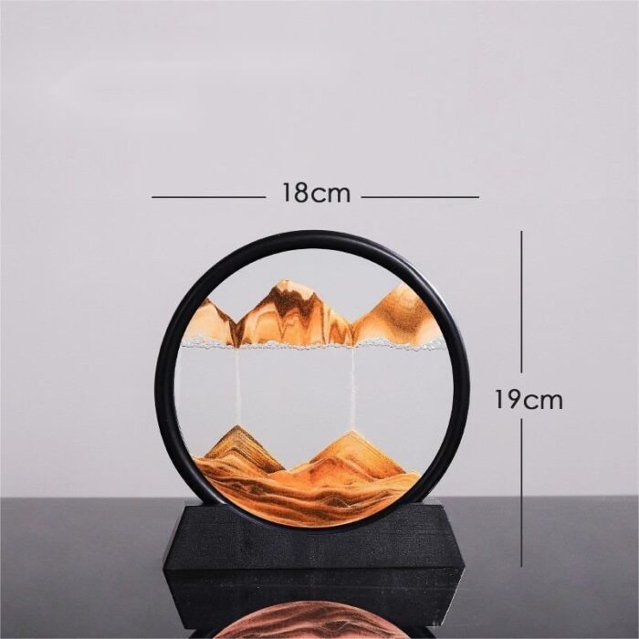 Quicksand Painting Hourglass Ornaments Decoration Glass Crafts - Image 7