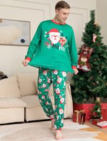 Christmas Homewear Santa Print Parent-Child Suit - Image 3