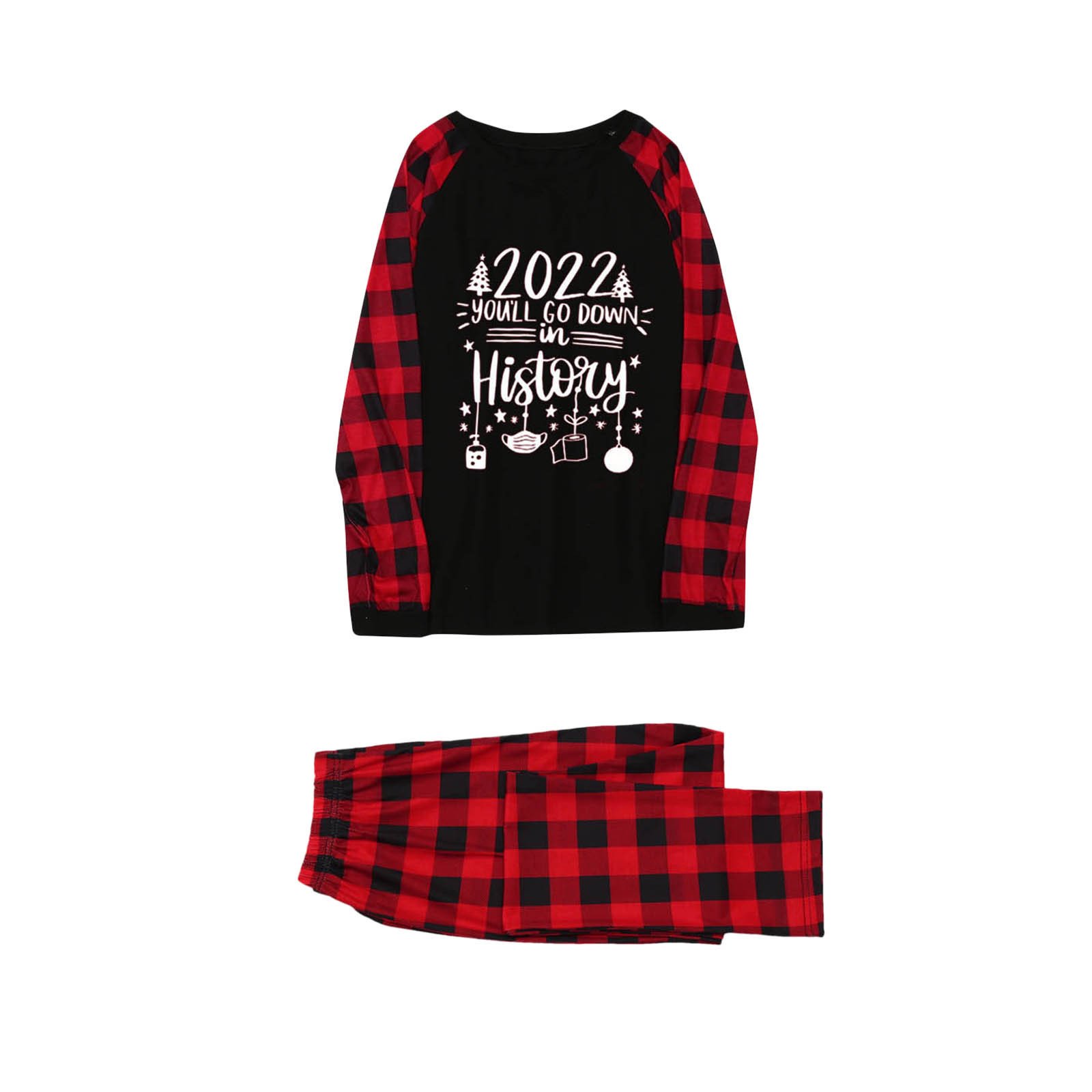 7717a31b-adab-4cc4-b692-6e77101cde41.jpg Cartoon Elk Print Home Clothes Pajamas Parent-child Wear - Image 10