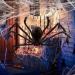 Halloween Ghost Festival Supplies Bar Decoration Props Plush Spider Haunted House Prop Indoor Outdoor Giant Decor - Image 3
