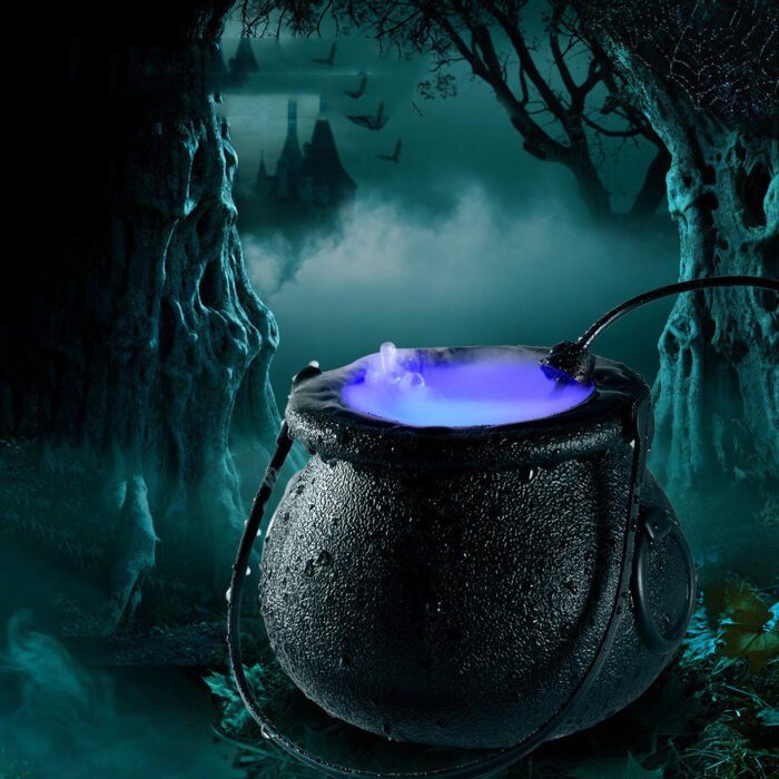 Halloween Mist Maker Indoor Fountain Horror Atmosphere Fogs Maker Small Pond Fogs Machine Atomizer Air Humidifier Holiday Decor - Image 2