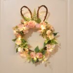 Easter Egg Simulation Wreath Easter Chrysanthemum Rabbit Modeling Decorative Pendant - Image 2