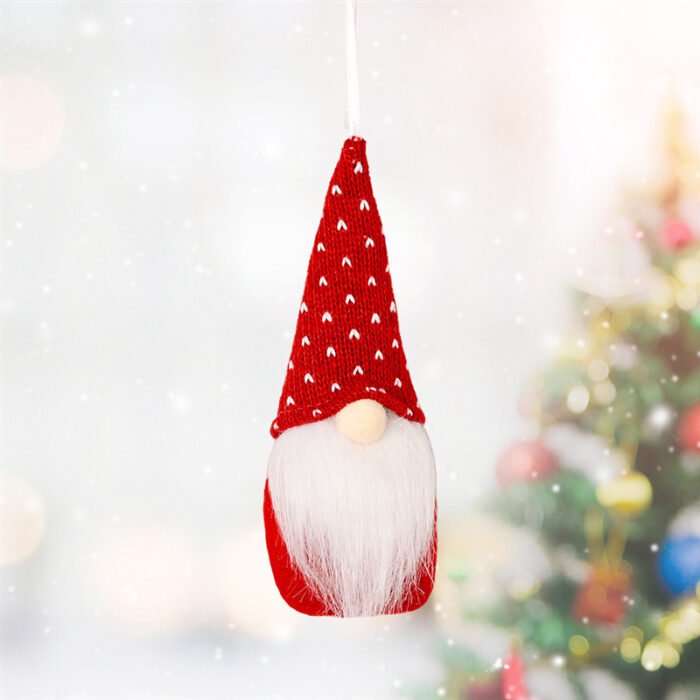 Christmas Decorations Christmas Knitted Small Pendant - Image 4