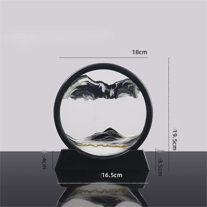 Quicksand Painting Hourglass Ornaments Decoration Glass Crafts - Image 10