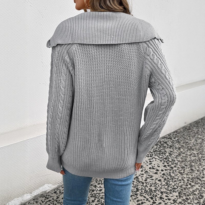 9bfb94bc-5d3b-4a23-9455-64c252ad8b5c.jpg Autumn Winter Japanese Comfortable Retro Knitted Top For Women - Image 4