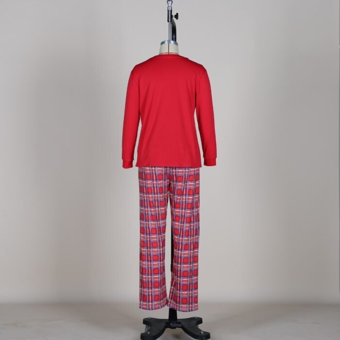 Plaid Cotton Christmas Parent-child Pajamas - Image 8