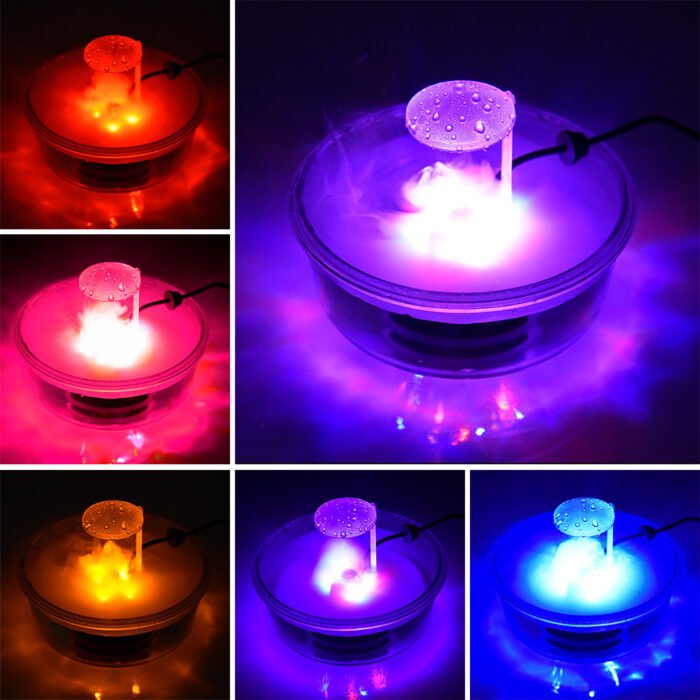 Halloween Mist Maker Indoor Fountain Horror Atmosphere Fogs Maker Small Pond Fogs Machine Atomizer Air Humidifier Holiday Decor - Image 3