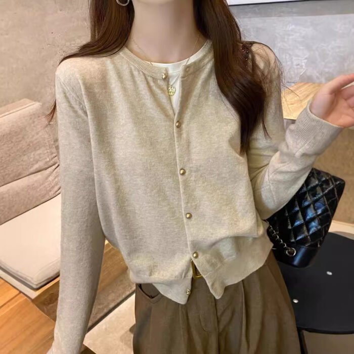 Women's Early Autumn Thin Type Long-sleeved Top - Image 2