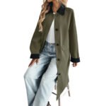 Temperament Commute All-matching Long Coat For Women - Image 5
