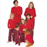 Plaid Cotton Christmas Parent-child Pajamas - Image 4