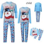 Christmas Parent-child Printed Long Sleeve Pajamas Homewear - Image 9