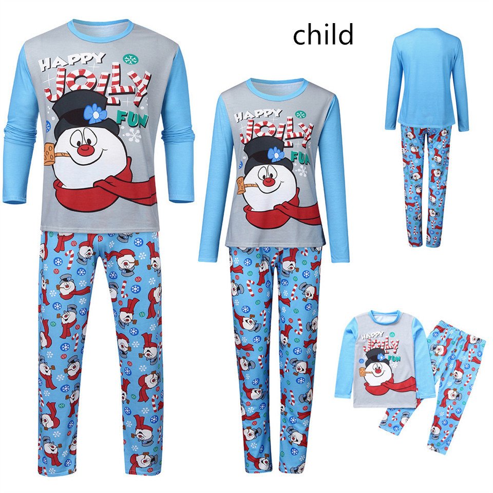 dcb498ca-250c-4c3e-bd16-5c5e6096e6c1.jpg Christmas Parent-child Printed Long Sleeve Pajamas Homewear - Image 9