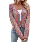 Color Retro Cardigan All-match Sweater Women - Image 5