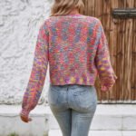 Color Retro Cardigan All-match Sweater Women - Image 2