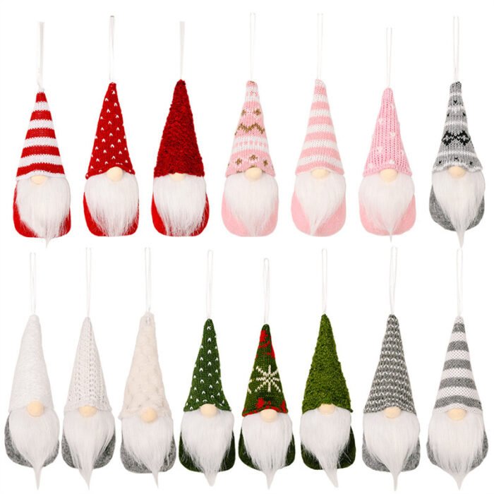 Christmas Decorations Christmas Knitted Small Pendant - Image 2