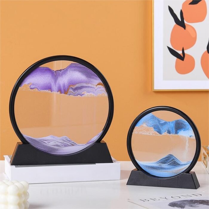 Quicksand Painting Hourglass Ornaments Decoration Glass Crafts - Image 2
