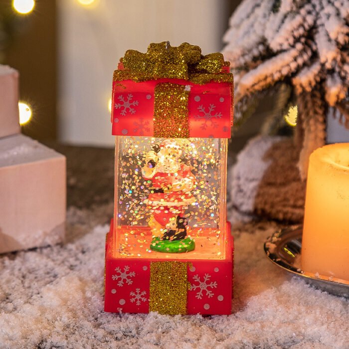 Christmas Decorations Crystal Ball Christmas Gift Box Lights - Image 8