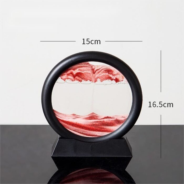Quicksand Painting Hourglass Ornaments Decoration Glass Crafts - Image 6
